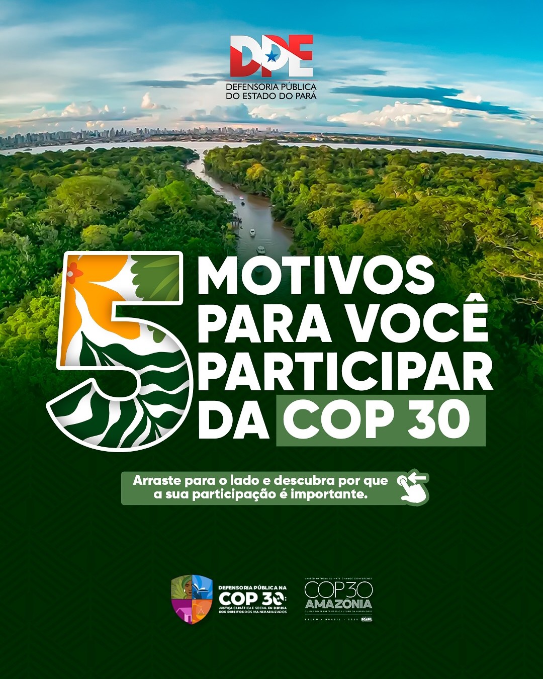 Cinco motivos para participar da COP30