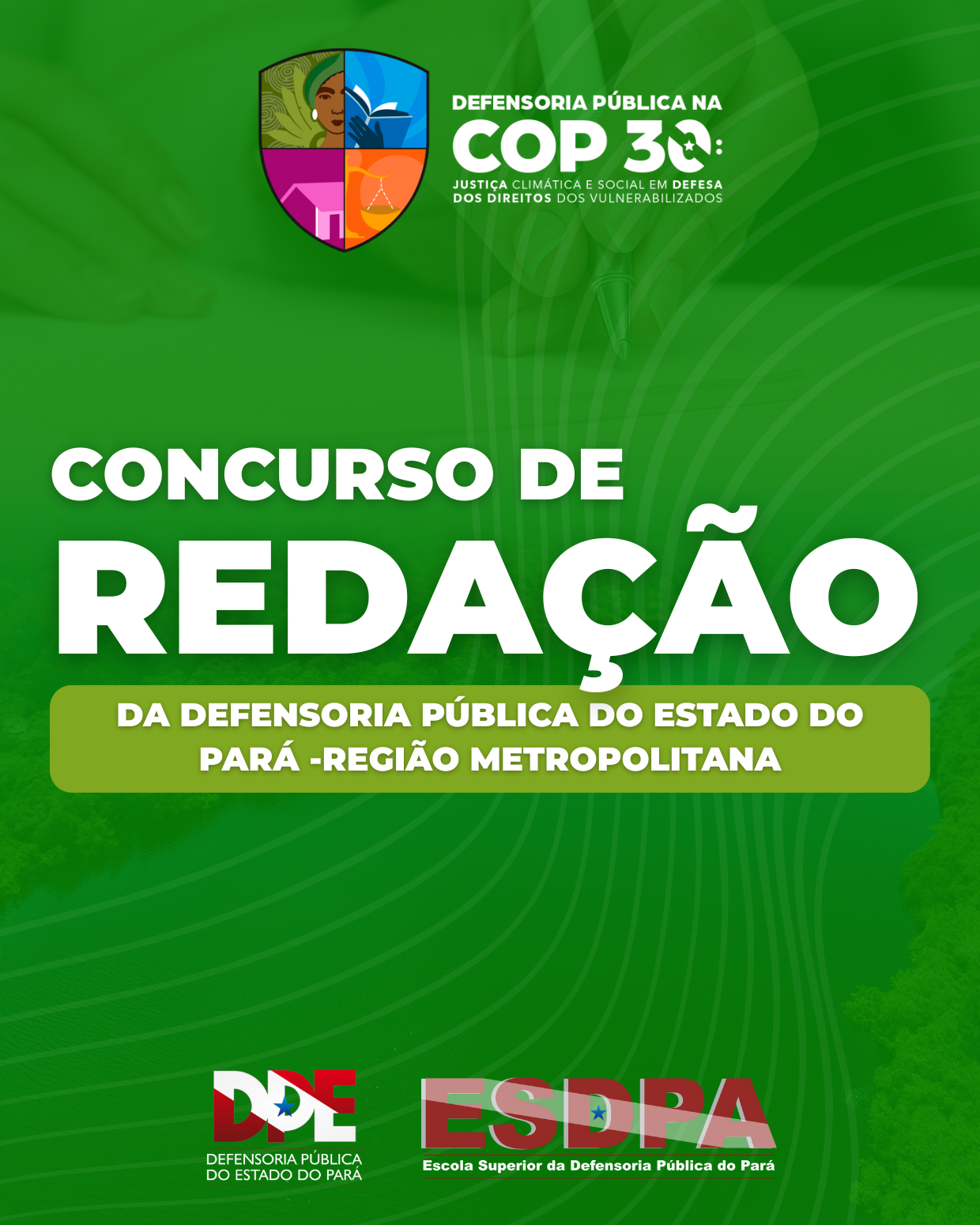 Concurso de Redação da Defensoria Pública do Estado do Pará - Região Metropolitana