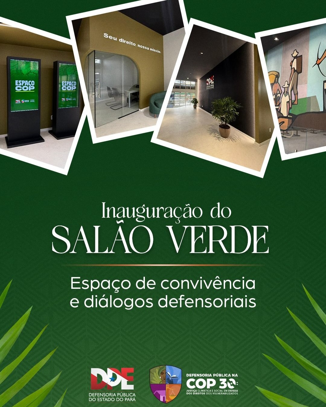 Inauguração do Salão Verde