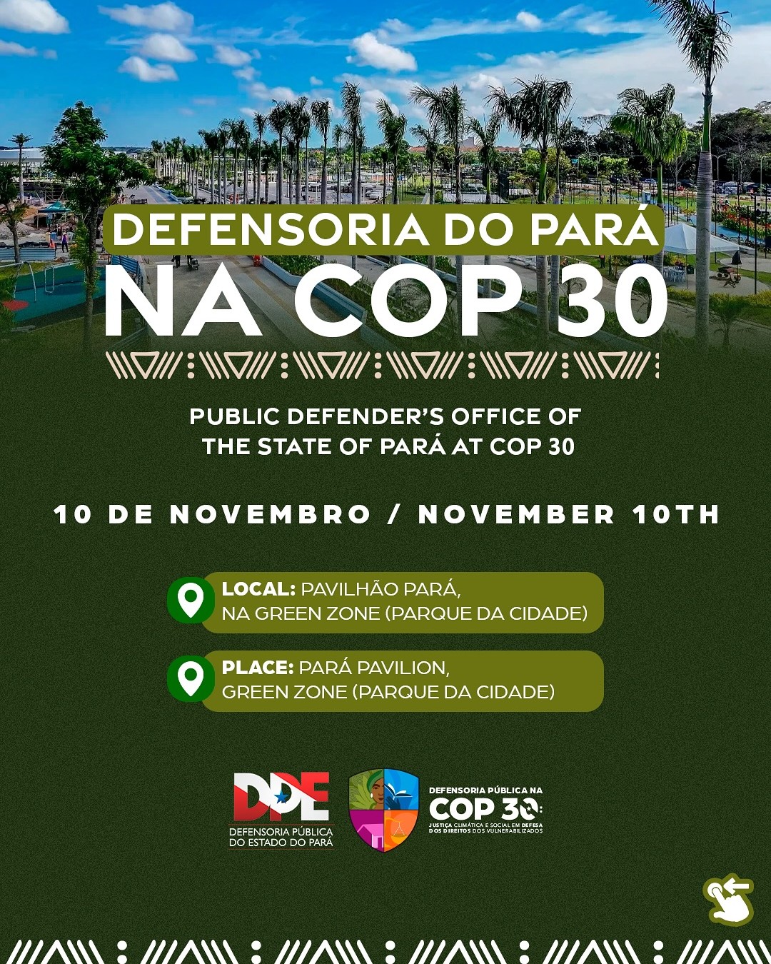 Programação 10 de novembro