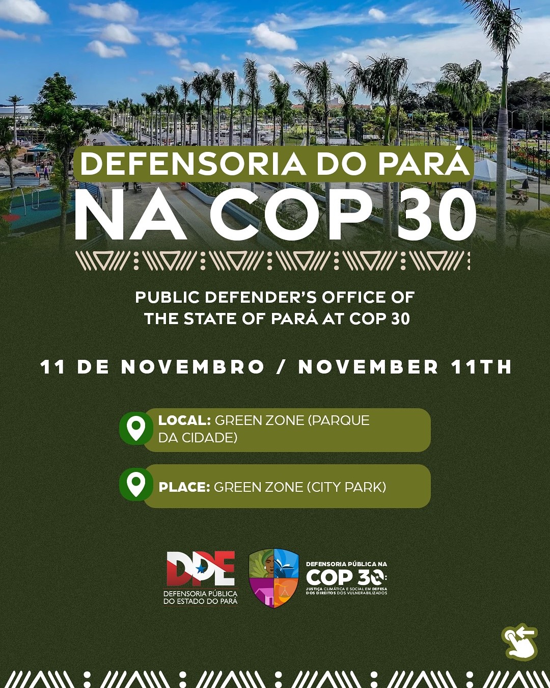 Programação 11 de novembro