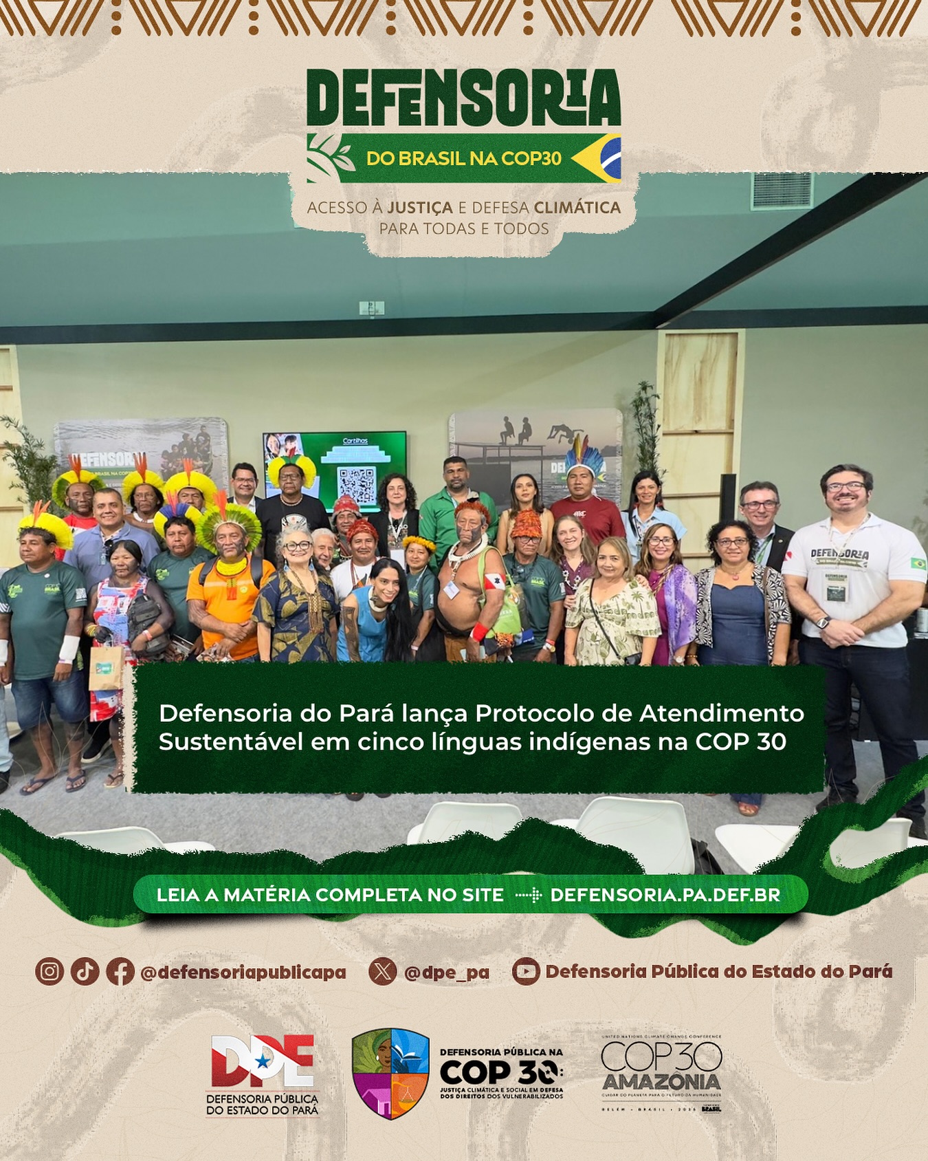 Lançamento das Cartilhas Protocolo de Atendimento Sustentavel